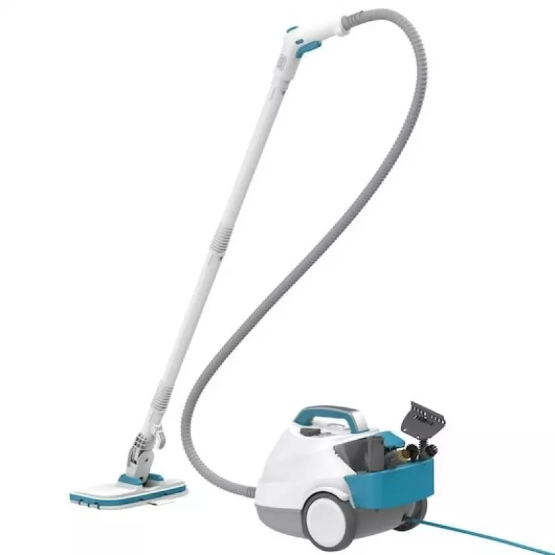 Black & Decker BHSMP2314-QS Limpiador a vapor Limpiador a vapor de cilindro 1,2 L 2300 W Azul, Blanco