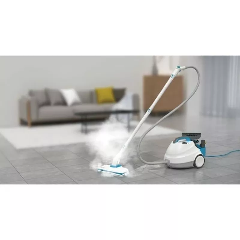 Black & Decker BHSMP2314-QS Limpiador a vapor Limpiador a vapor de cilindro 1,2 L 2300 W Azul, Blanco