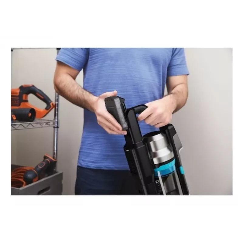 Black & Decker BSV520BRB-QW Aspirador escoba/cepillo eléctrico batería en seco sin bolsa 0,65 L Azul 2 Ah