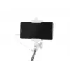Palo selfie Monopod con cable blanco