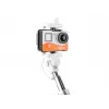 Palo selfie Monopod con cable blanco