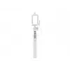 Palo selfie Monopod con cable blanco