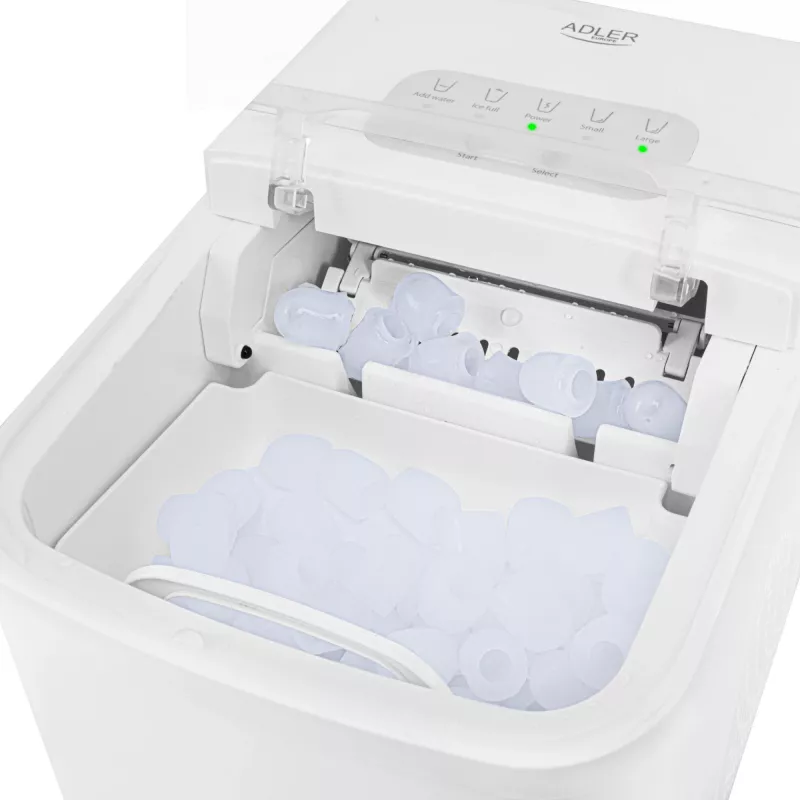 Adler Máquina de cubitos de hielo | AD 8800 | Potencia 105 W | Capacidad 1,4 l | Blanco