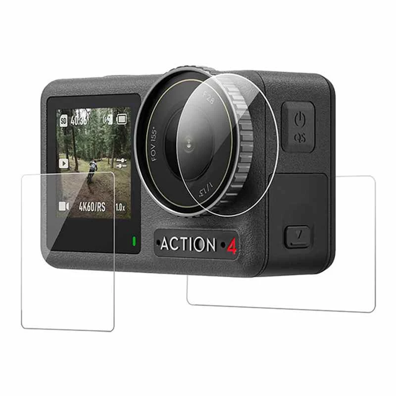 Lámina protectora de pantalla TELESIN para DJI Osmo Action 4/3
