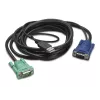 APC Cable KVM (teclado/vídeo/ratón) – USB, HD-15 (VGA)