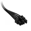 Corsair Cable PCIe de 6+2 pines con funda premium, para fuente de alimentación Type-5 – negro