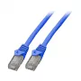 EFB Cable de parcheo RJ45 Cat.5e U/UTP LSZH CCA AWG24/7 azul 1m