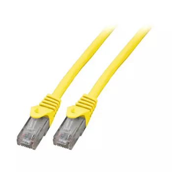 EFB Elektronik K8110GE.7,5 Cable de conexión Cat5e U/UTP LSZH, RJ-45, 7,5 m, amarillo