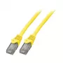EFB Elektronik K8110GE.7,5 Cable de conexión Cat5e U/UTP LSZH, RJ-45, 7,5 m, amarillo