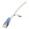 EFB Cable de parcheo RJ45 Cat.6A S/FTP LSZH BC AWG26 bloqueable blanco 0,5m