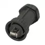 EFB Elektronik IP68FST6AB - Prensaestopas para conector RJ45 de montaje en campo, 6,5 - 9,0mm
