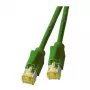 EFB Cable de parcheo RJ45 Cat.6A S/FTP LSZH Draka UC900 TM31 verde 0,25 m