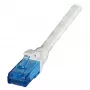 EFB Cable de red RJ45 Cat.6A U/UTP LSZH Premium 500MHz gris 0,25m