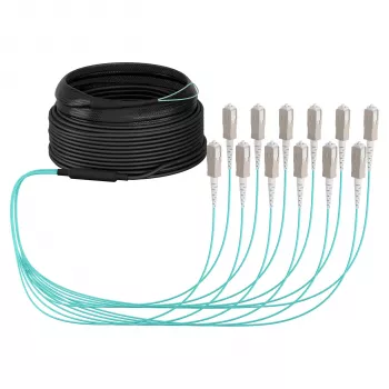 EFB Cable troncal U-DQ(ZN)BH OM3 12G (1x12) SC-SC 10m Dca LSZH