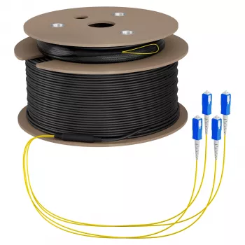 Cable trunk EFB U-DQ(ZN)BH OS2 4E (1x4) SC-SC 180m Dca LSZH G657A1