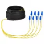 Cable trunk EFB U-DQ(ZN)BH OS2 8E (1x8) LC-LC 10m Dca LSZH G657A1