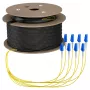 Cable trunk EFB U-DQ(ZN)BH OS2 8E (1x8) LC-LC 90m Dca LSZH G657A1