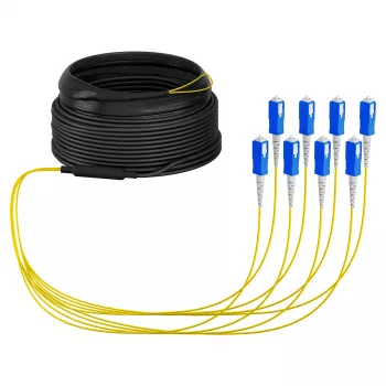 Cable trunk EFB U-DQ(ZN)BH OS2 8E (1x8) SC-SC 40m Dca LSZH G657A1