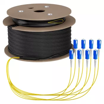 Cable trunk EFB U-DQ(ZN)BH OS2 8E (1x8) SC-SC 60m Dca LSZH G657A1