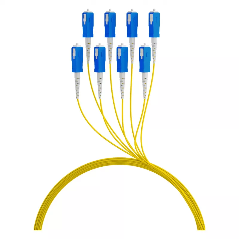 Cable trunk EFB U-DQ(ZN)BH OS2 8E (1x8) SC-SC 90m Dca LSZH G657A1