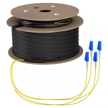 Cable trunk EFB U-DQ(ZN)BH OS2 4E (1x4) LC-LC 180m Dca LSZH G657A1