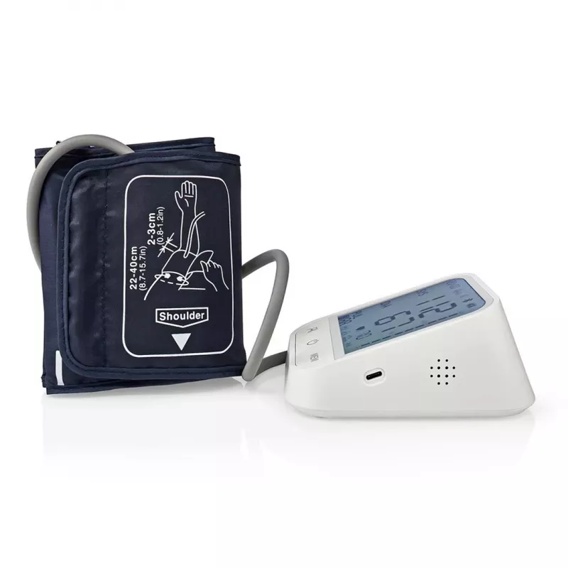 Tensiómetro Nedis SmartLife BTHBP10WT LCD 22-42 cm