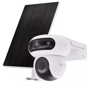 Cámara IP Ezviz HB90X Dual 4G Wi-Fi Kit 4MP+4MP con panel solar 8W