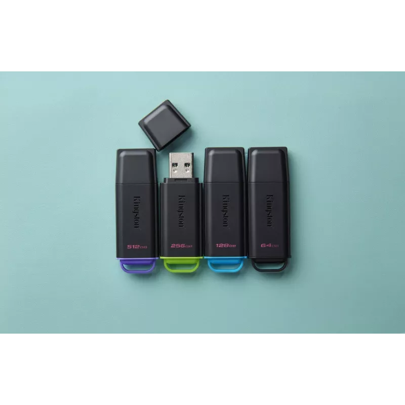 Kingston Technology DataTraveler 256GB USB 3.2 Gen 1 portátil Exodia Negro/Verde