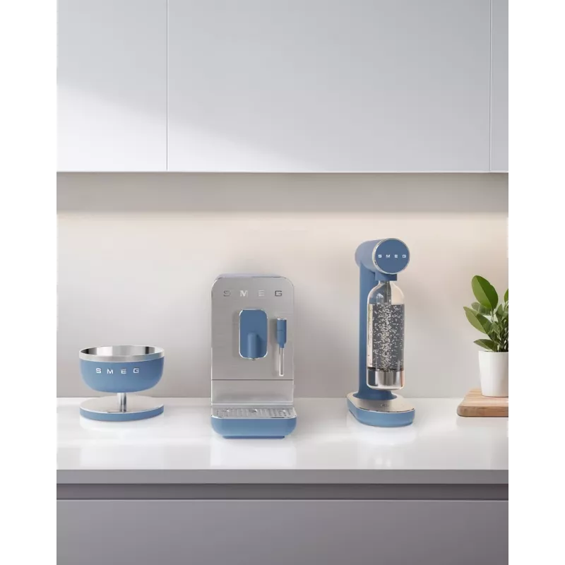 Báscula de cocina Smeg dig. KSC01SBMWW, máx. 5kg, Storm Blue