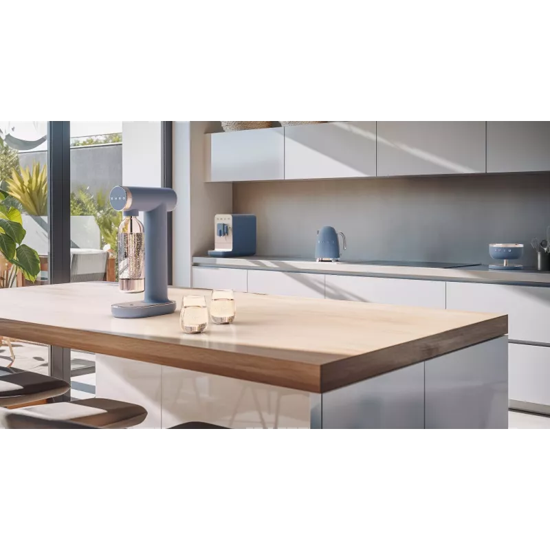 Báscula de cocina Smeg dig. KSC01SBMWW, máx. 5kg, Storm Blue