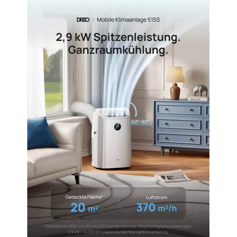 Dreo - Aire acondicionado portátil, AC515 - Smart (envío por carga)
