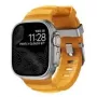 NOMAD Rocky Point Band - Correa para Apple Watch 46mm/49mm con FKM y titanio (sol, herrajes naturales)