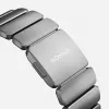 NOMAD Stratos Band - Correa de titanio para Apple Watch 49mm con FKM (titanio natural, FKM negro)