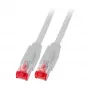 EFB Cable de red RJ45 Cat.6A S/FTP LSZH Draka UC900 TM21 gris 25 m