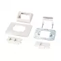 EFB Set de marco multifunción con adaptador de 1 y 2 puertos formato Keystone (HDMI, USB,