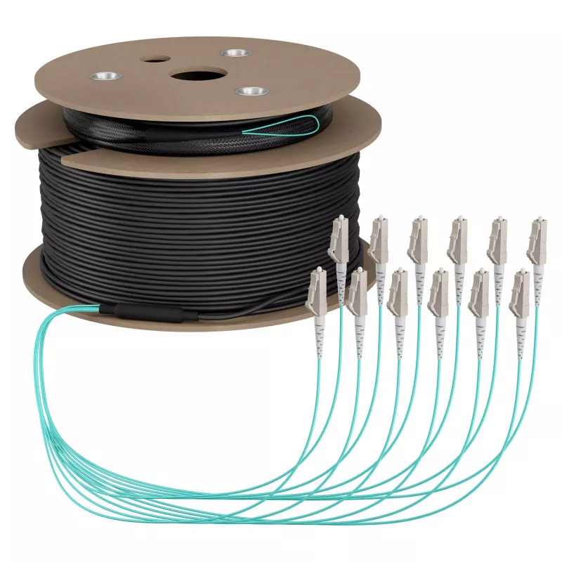 EFB Cable trunk U-DQ(ZN)BH OM3 12G (1x12) LC-LC 50 m Dca LSZH