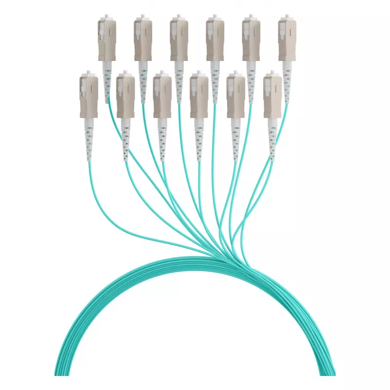EFB Cable trunk U-DQ(ZN)BH OM3 12G (1x12) SC-SC 100 m Dca LSZH
