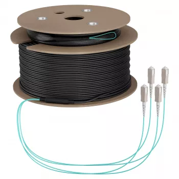 Cable trunk EFB U-DQ(ZN)BH OM3 4G (1x4) SC-SC 180m Dca LSZH
