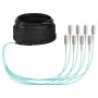 Cable trunk EFB U-DQ(ZN)BH OM3 8G (1x8) SC-SC 10m Dca LSZH