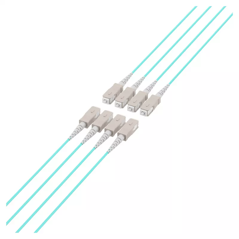 Cable trunk EFB U-DQ(ZN)BH OM3 8G (1x8) SC-SC 10m Dca LSZH
