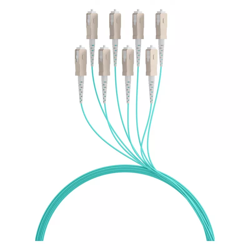 Cable trunk EFB U-DQ(ZN)BH OM3 8G (1x8) SC-SC 70m Dca LSZH