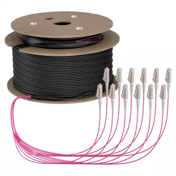 Cable trunk EFB U-DQ(ZN)BH OM4 12G (1x12) LC-LC 200m Dca LSZH