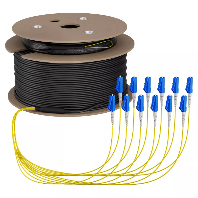 Cable trunk EFB U-DQ(ZN)BH OS2 12E (1x12) LC-LC 180m Dca LSZH G657A1