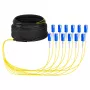 Cable trunk EFB U-DQ(ZN)BH OS2 12E (1x12) SC-SC 20m Dca LSZH G657A1