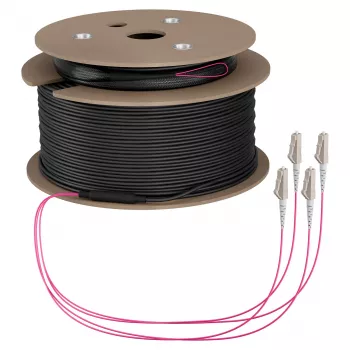 Cable trunk EFB U-DQ(ZN)BH OM4 4G (1x4) LC-LC 110m Dca LSZH