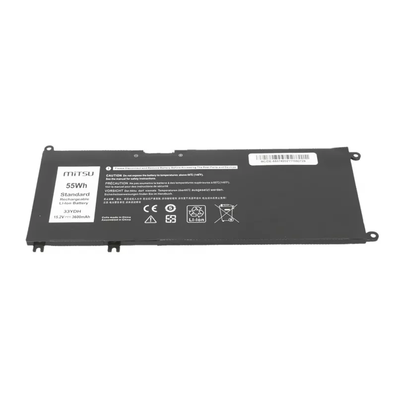Batería para Dell Inspiron 15 5587, 7588 3600 mAh (55 Wh) 15,2 Voltios