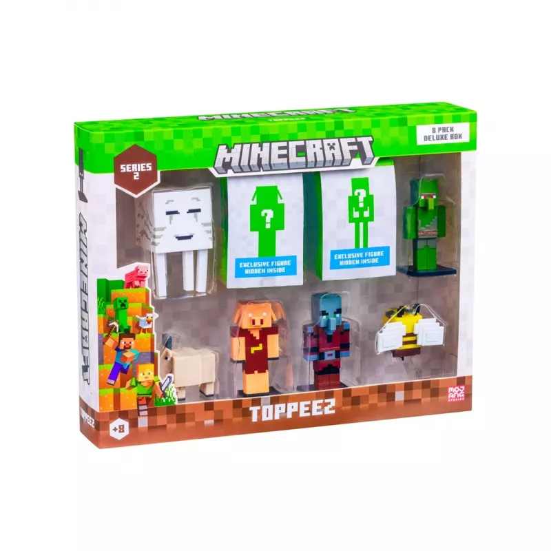 Minecraft S2 Figuras - Pack de 8 Caja Deluxe (surtido)