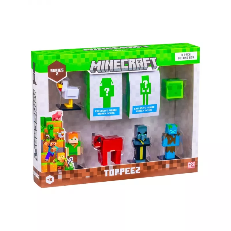 Minecraft S2 Figuras - Pack de 8 Caja Deluxe (surtido)