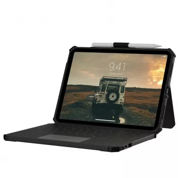 UAG Funda protectora con teclado USB-C para iPad 10.9 10 gen. / 11 (A16) con soporte para Apple Pencil (black/gray)