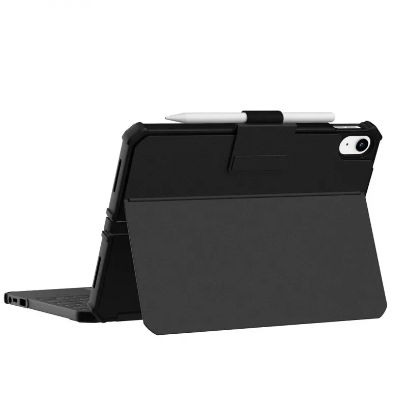 UAG Funda protectora con teclado USB-C para iPad 10.9 10 gen. / 11 (A16) con soporte para Apple Pencil (black/gray)